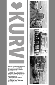 Kirjanmerkki Kurvi © Reijo Piispanen, Mainosrengas Oy, Kari Hakli / Helsingin kaupunginmuseo