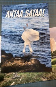 Mainosjuliste reunukseton
